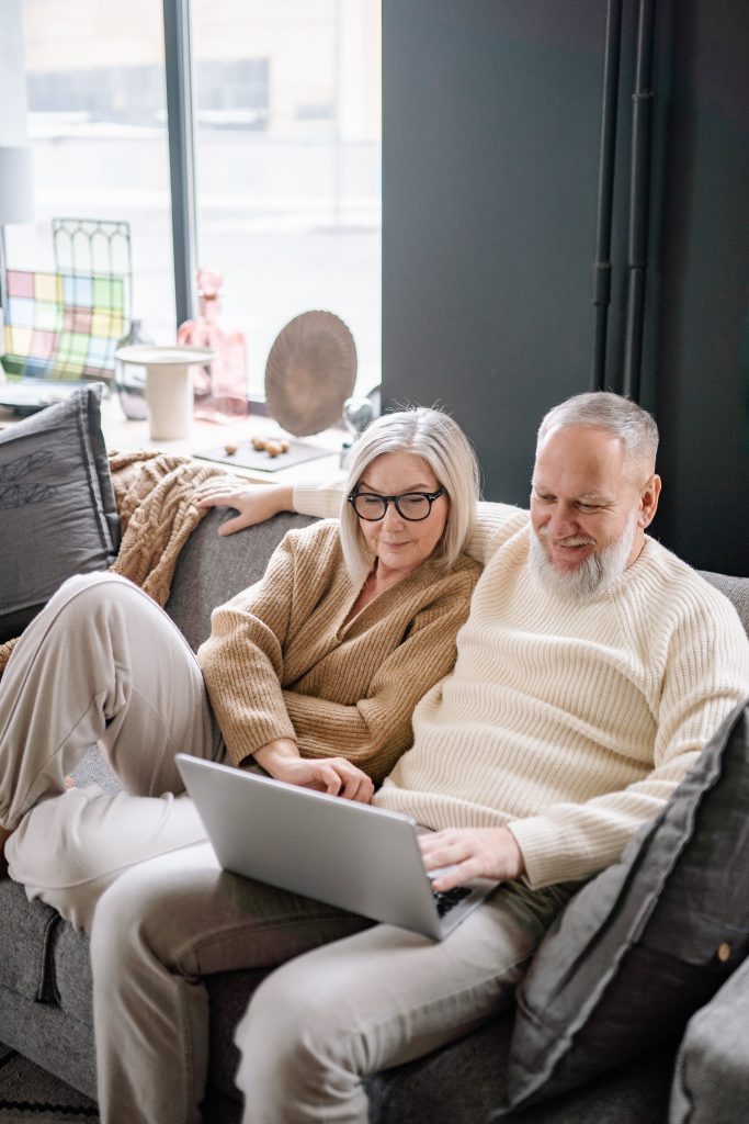 couple looking for wills and estates services