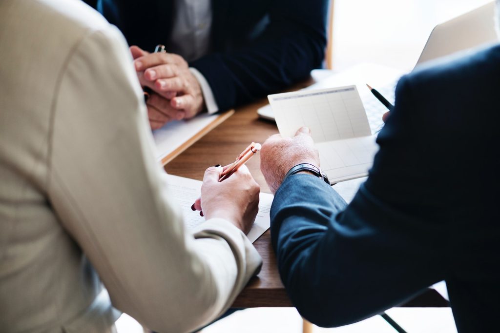 office consultation with lawyer