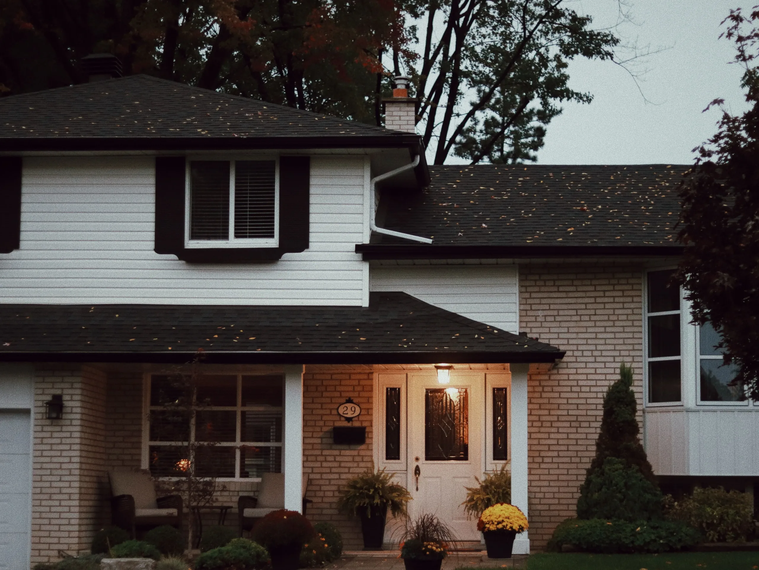 Oakville home exterior on a residential street